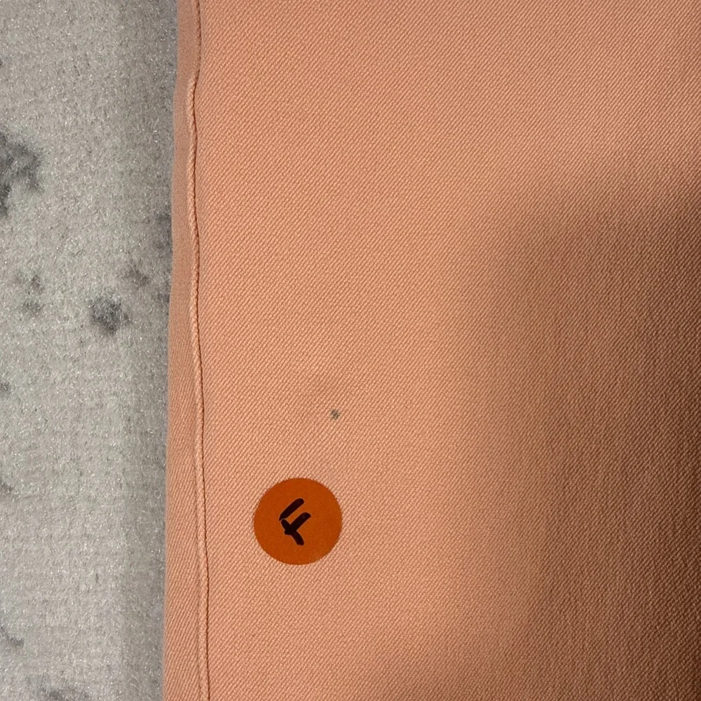 St John Sport Marie Gray Pants Womens Size 4 Light Orange‎ Straight Stretch